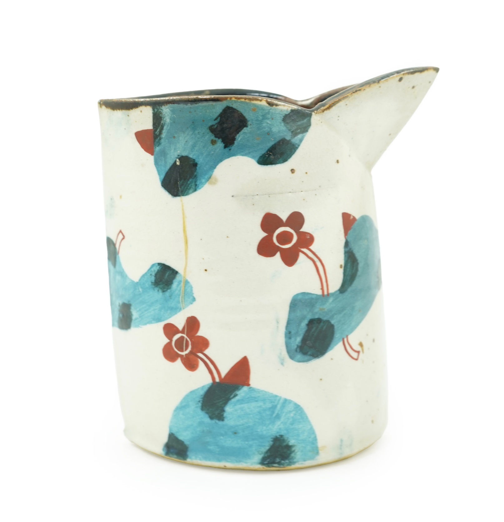 John Maltby (1936-2020): A free-form stoneware pouring vessel